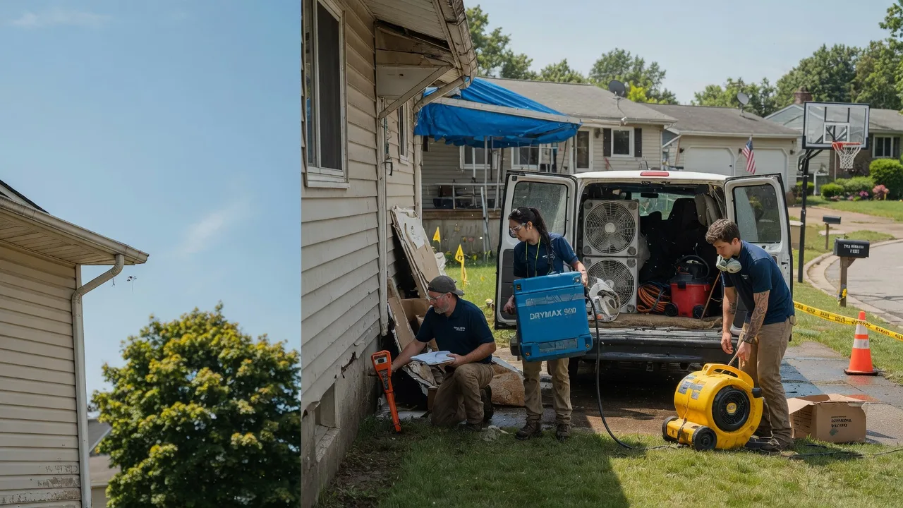 Ceiling Leak Cleanup in East Otto, NY near me